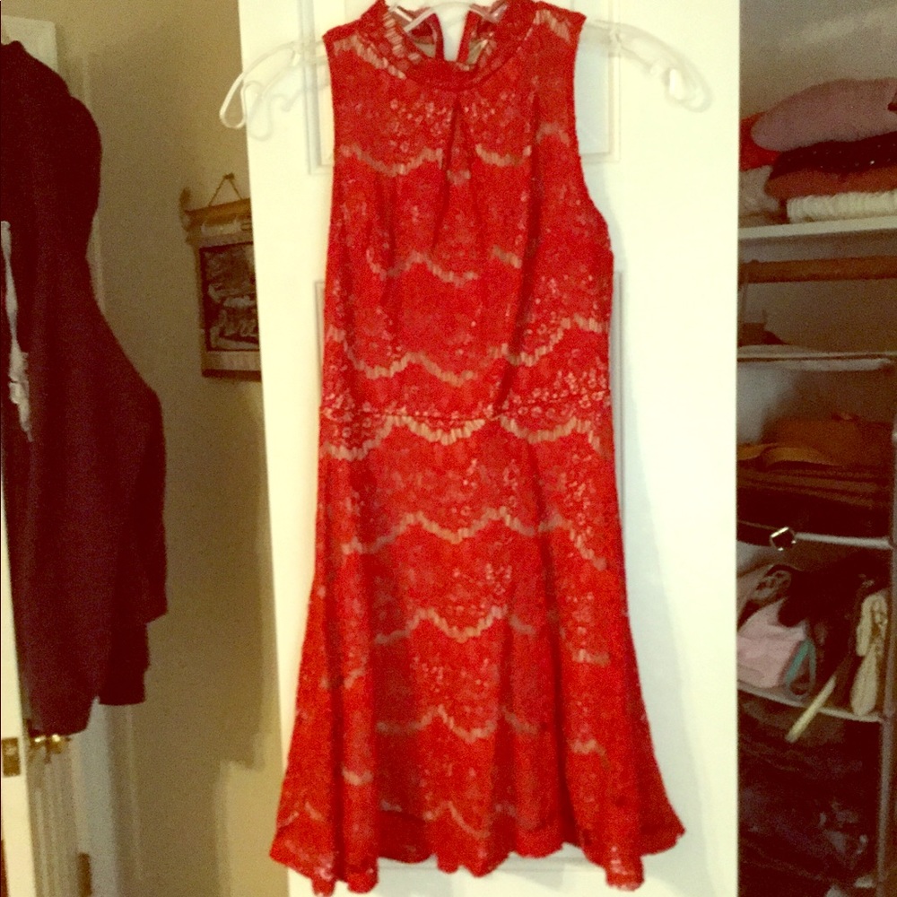 Red dress